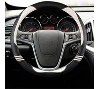Copri Volante Coprivolante In Pelle PU Per Opel Per Mokka 2013-2016 Per Per Insignia 2009-2013 Per Astra J 2010-2015 Accessori Auto Volante Cover(BIANCO)