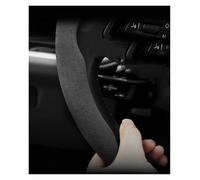 Copri Volante Coprivolante In Pelle Scamosciata Con Chiusura A Scatto Per Volvo V40 V70 C30 S60 S40 Ex30 XC90 XC60 Fh XC70 S90 XC40 Fm S80 V90 Copertura Volante(Black 2-p)