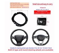 Copri Volante Coprivolante In Tessuto Rosa Argento Per Auto Senza Anello Interno Per Interni Auto Da 15", Adatto Per Uomini E Donne Coprivolante per auto(Red)