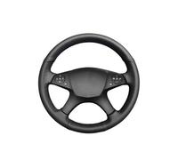 Copri Volante Coprivolante Per Auto Per Mercedes Per Benz Per Classe C W204 2007-2011 In Similpelle Nera Cucita A Mano Copertura Volante(Nero)