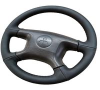 Copri volante Mitsubishi Pajero V60 vera pelle forata da cucire compatibile