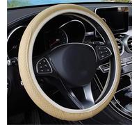 Copri Volante per Auto Coprivolante Auto In Microfibra In Pelle Per Seat Per Ibiza 6l 6J Per Leon Mk3 Mk2 5F 2 Per Cupra Per Alhambra Coprivolante in Pelle(Beige)