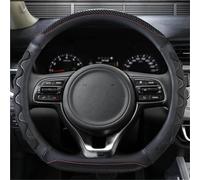 Copri Volante per Auto Coprivolante Auto Per Kia Per Ceed Per Sportage Per Picanto Per Cerato Per Seltos Per Soul Per Stonic Per Stinger Per Rio 3 4 5 Coprivolante in Pelle(BLACK D SHAPE)