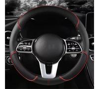 Copri Volante per Auto Coprivolante Tipo D Per Citroen C3 II III 2009-2020 Per Per Aircross 2017-2021 Per Berlingo 3 C4 Per Picasso 2 Coprivolante in Pelle(Rosso)