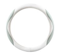 Copri Volante per Auto per Aston Martin Vantage Roadster 2025 Antiscivolo Volante Coprivolante Resistente Coprivolante Auto Accessori per Auto,Type O-White Green