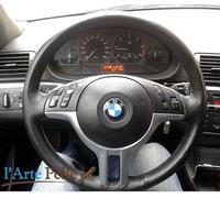 copri volante per BMW e46 - X 5 vera pelle nera da sostituire e cucire a mano
