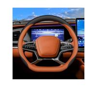 Copri Volante Per BYD Per Sea Per Lion 07 EV 05 06 Per DMI 2024 2025 Coprivolante Per Auto Tipo D Coprivolante per auto(Black Orange)