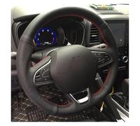 Copri Volante Per Kadjar Per Koleos Per Megane Per Talisman Per Scenic Per Espace 2015-2018 Personalizza Copertura Volante Dell'auto Copertura Protettiva Volante(White Thread)