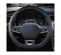 Copri Volante Per Scenic Per Clio Per Laguna 2 3 4 5 Per Kangoo Per Fluence Per Megane Per Trafic Per Talisman Per Twingo Per Kaptur Coprivolante Pelle PU Per Auto(Blu,D shape)