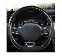 Copri Volante Per Scenic Per Clio Per Laguna 2 3 4 5 Per Kangoo Per Fluence Per Megane Per Trafic Per Talisman Per Twingo Per Kaptur Coprivolante Pelle PU Per Auto(Nero,D shape)