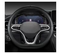 Copri Volante Per VW Per Teramont Per Atlas Per T-Roc Per T-cross 2017-2021 Coprivolante Per Auto A Forma Di D Copertura Volante(Nero)