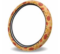 Copri Volante Pumpkin Yellow Leaves Pine Cone Volante Cover SUV 2 pezzi