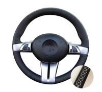 Copri Volante Rivestimento In Pelle Traforata, Cucito A Mano Coprivolante Per Auto Nero Per BMW Z4 E85 E86 2003 2004 2005 2006 2007 2008 Copertura Volante(Grey)
