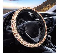 Copri Volante Watercolor Pine Fruits Fall Leaves Fodera SUV 2 pezzi
