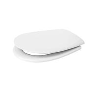 Copri WC dedicato per Globo Grace, in Termoindurente Bianco, Include Ciambella e Kit di Cerniere Regolabili