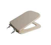 Copri wc water sedile per modello Conca Ideal Standard in legno cerniere cromate (champagne)