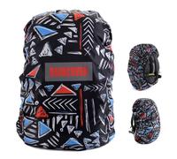 Copri Zaino Impermeabile 30 Litri, Zaino Rains per Pioggia Scolastici, Coveri Copertura Impermeabile Backpack Rain Cover con Riflettori e Cinghie Incrociate Antiscivolo per Escursionismo,Campeggio