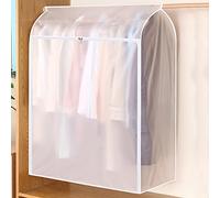 Copriabiti Antipolvere Traslucido Leggeri Economici PEVA Lavabile Buste per Abiti Custodie Abiti per Indumenti Antipolvere e Antitarme per Abito, Giacca, Cappotto ( Color : K , Size : 110*50*54cm )