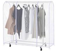 Copriabiti da Armadio Larghezza Copertura per Stand Appendiabiti Protettiva Antipolvere Telo Copri Stender Vestiti copriabiti da armadio per Stand Appendiabiti A,50 * 150 * 130cm