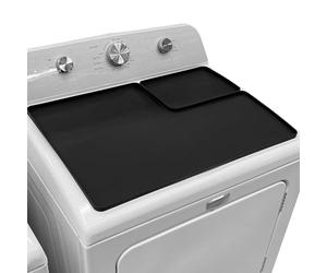 Copriasciugatrice per La Parte Superiore - con Foro di Raccolta Pelucchi Copriasciugatrice,46x66 cm Silicone Antiscivolo Topper per Lavatrice | per Piano di Lavoro Cucina