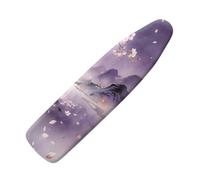 Copriasse da stiro 120x40 Viola Nero imbottitura spessa,Lavabile