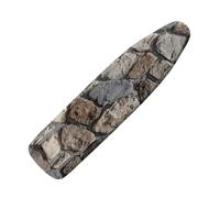 Copriasse da Stiro 130X45 Grano Di Pietra Pratico Imbottito Sistema A Cordino Lavabile Resistente Al Calore Per Una Facile Stiratura - Panno Protettivo