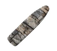 Copriasse da Stiro 150 X 50 Colore Pietra Pratico Imbottito Sistema A Cordino Lavabile Resistente Al Calore Per Una Facile Stiratura - Panno Protettivo