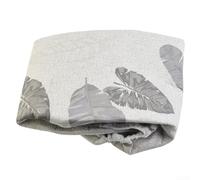 Copriasse da stiro con coulisse, 147 x 48 cm, design extra largo, in cotone resistente alle alte temperature, con bordo elastico sicuro (foglia di banano)