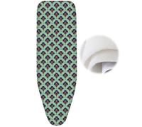 Copriasse da Stiro, Copriasse da Stiro Easy Fit, Telo Extra Large con Elastico Perimetrale, Cotone Traspirante Antiscivolo, Protezione Ottimale(Poissons des nuages,W 30 cm x L 90 cm)