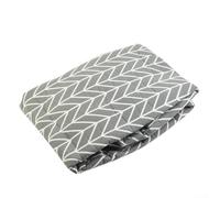 Copriasse da stiro extra largo con coulisse, 147 x 48 cm, in cotone resistente alle alte temperature, con cinturino elastico, freccia grigia (freccia grigia)