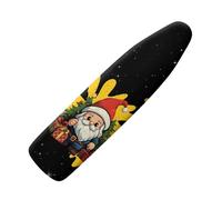 Copriasse da Stiro Grande Natale Giallo Nero Telo Copri Ferro da Stiro Decorazione Traspirabile Lavabile in Macchina Copriasse Antimacchie Isolamento Termico XL