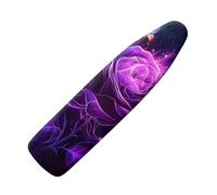 Copriasse Da Stiro Universale 111X36 Rosa Viola Morbida Custodia Con Elastico, Resistente Al Calore, Rivestimento Impermeabile Anti-Bruciatura Con Bordo Elastico