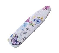 Copriasse Da Stiro Universale 120X40 Farfalla Viola Morbida Custodia Con Elastico, Resistente Al Calore, Rivestimento Impermeabile Anti-Bruciatura Con Bordo Elastico