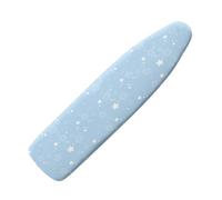 Copriasse da Stiro Universale 120x40 Stella Blu Resistente al Calore - Cordoncino di Fissaggio e Stretch-System - per Tutte Le Assi da Stiro, Facile da Cambiare