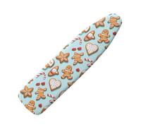 Copriasse da Stiro Universale 120x40 Stella Gialla Resistente al Calore - Cordoncino di Fissaggio e Stretch-System - per Tutte Le Assi da Stiro, Facile da Cambiare