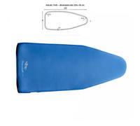Copriasse per assi da stiro con punta rotonda 109x46 cm per assi da Stiro con piano 105x43, tessuto con imbottitura 600 gr blu