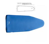 Copriasse per assi da stiro con punta rotonda 111x47 cm per assi da Stiro con piano 107x43, tessuto con imbottitura 600 gr blu