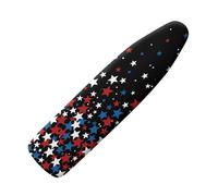 Copriasse Per Asso Da Stiro 130X45Cm Stella Tessuto Cotone Poliestere Termoresistente, Protezione Anti-Ustione Per Ferro Da Stiro A Vapore, Bordo Elastico Antiscivolo 130X35Cm