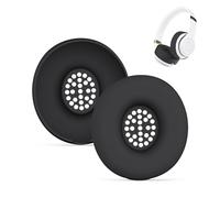 Copriauricolari in silicone per Beats Solo 4, copertura protettiva per cuscinetti auricolari compatibile con cuffie Beats Solo 4, morbida, leggera, resistente, resistente al sudore (nero)