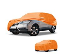 Copriauto 4 stagioni per Acura MDX Arancione 210D-PU con cerniera sinistra