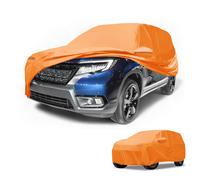 Copriauto 4 stagioni per Honda Passport Arancione Cotone Cerniera Sinistra