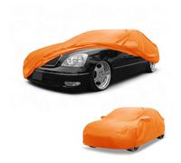 Copriauto 4 stagioni per Lexus LS Arancione 210D-PU con cerniera sinistra
