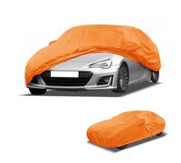 Copriauto 4 stagioni per Subaru BRZ Arancione 210D-PU con cerniera SX