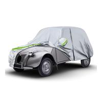 Copriauto Adatto per Citroen Mehari 1968-1988, Argento Garage | Impermeabile Completa Copertura con Porta con Cerniera per Protezione da Neve, Pioggia e Tutte Condizioni Atmosferiche