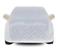 Copriauto Antigrandine Per Chevy Monte Carlo 1978-1988, Spessa Imbottitura In Cotone Previene Graffi Sulla Vernice Parabrezza Adatto For Esterni Neve, Pioggia E Sole(Silver)