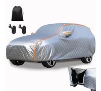 Copriauto Antigrandine per Volvo V60 Cross Country 2010-2018,Fodera Imbottita per Telo Copriauto Antigrandine Impermeabile Antipolvere Antisole Ispessito e Resistente Allo Strappo