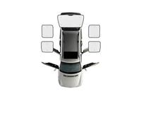 Copriauto Completi Alette Parasole Tendine Parasole Tappetini Di Protezione Per Finestrini Accessori Per Per Caddy 2K Per Maxi 2019 2018-2003 Tendina Parasole(Rear Windows)