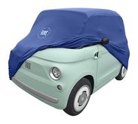 Copriauto da interno adatto per Fiat Topolino New con logo Copertura Le Mans Blu
