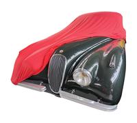 Copriauto da interno adatto per Jaguar XK120 Copertura Rosso GARAGE COVER AUTO