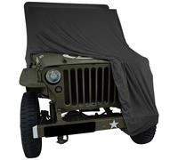 Copriauto da interno adatto per Jeep Willy's Copertura Nero GARAGE COVER AUTO